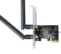 Беспроводной адаптер PCI-E  Wi-Fi ,Cudy WE1300, AC1300, низкопроф. планка в комплекте