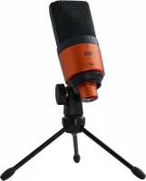 ESI cosMik 10 - Микрофон конденсаторный кардиоидный, диафрагма 1", диапазон частот 30-18000 Гц, динамический диапазон 132 дБ, макс. SPL 135 дБ, вых. сопротивление 100 Ом, фантомное питание +48В, в комплекте: XLR кабель, настольная стойка, ветрозащита
