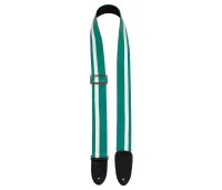 Perri's CCL-7520 - Ремень для гитары, Серия: Leather and Suede Straps, Материал: кожа, Рисунок: белая полоса, Ширина ремня: 5 см