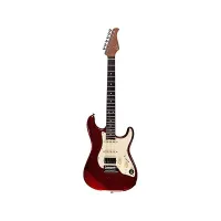 Mooer GTRS S801 Red  Электрогитара со встроенным процессором, HSS, клен,