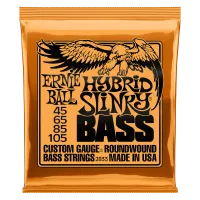 Ernie Ball 2833 струны для бас-гитары Nickel Wound Bass Hybrid Slinky (45-65-85-105)