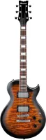 IBANEZ ART120QA-SB - Модель цвета санберст, 22 лада. Корпус — тополь, гриф — кленовый, накладка — из амаранта. HH, 3-позиционный переключатель.