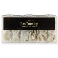 Dunlop 483004 celluloid white pearloid display  короб с медиаторами, hv/ md-144шт, xh/ th-72шт, 432 шт.