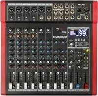 PROEL MQ1222X 12-канальный микшерный пульт с DSP-процессором, Bluetooth, USB-плеером и USB-интерфейсом 2x2