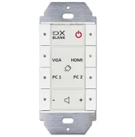 Biamp Impera Echo 8USW - AV-контроллер, 8 кнопок, форм-фактор США, белый