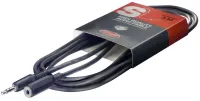 STAGG SAC3MPSMJS-аудио шнур JACK mini(m) stereo-JACK mini(f) stereo, серия DELUXE, длина 3,0 метра - может   использоваться как удлинитель для наушников