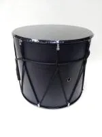 MZ-B13bKB Барабан кавказский 13", черный, черные мембраны, с чехлом, MEZZO