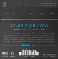 Комплект струн для классической гитары d'addario xtc46tt - струны для классической гитары с "титановыми" верхами и басами dynacore с посеребренной медной обмоткой с обработкой xt. сильное натяжение, толщина .0285-.046 дюйма