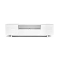 BDI Nora 8239 Gloss white - Тумба 3-секционная под телевизор