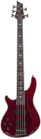 SCHECTER OMEN EXTREME-5 LH BCH - пятиструнная леворукая бас-гитара, 24 лада, корпус: красное дерево с топом из огненного клёна, гриф: клён, на болтах, накладка палисандр, звукосниматели: HH 2х Schecter Diamond Bass, регулировки: громкость, цвет: Black Che