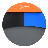 Тренировочная пэд DEKKO PD4-12 ORG односторонний, размер 12  цвет - оранжевый"