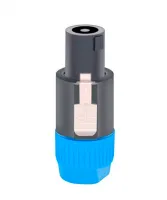 Taverlab F1011-Blue - Разъём кабельный 4PIN Speaker Connector "папа", синий
