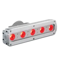 DTS FOS 33 FC MF I/O, Silver Линейный LED светильник, 1721 lux/ 3m, 2150 Lum, 5 Full Colour (RGBW) LEDs, угол 25°. DMX 512, IP65, 50 Вт, 330 x 135.4 x 84.5 mm, 1,9 kg