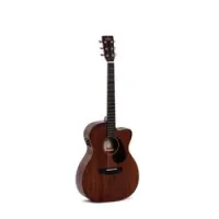 Sigma guitars 000mc-15e  электроакустическая гитара, тип фолк, верхняя дека массив красного дерева