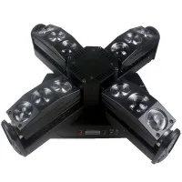 SHOWLIGHT LED FX600 светодиодный вращающийся эффект, 12 по 25 Ватт RGBW LED, 48 лучей, DMX512, шт