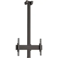 Vogels C1564 Black- Комплект потолочного крепления для дисплея диагональю 39–65'', длина штанги 1500 мм, макс. нагрузка 80 кг