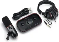 Vocaster-Two-Studio Vocaster Two Studio Комплект Аудио интерфейс USB, микрофон, наушники, Focusrite