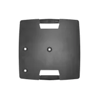 Gravity twb 431 b - профессиональное квадратное стальное основание для стойки, 3 x m20, черный