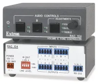 Extron RAC 104 - Четырехканальный дистанционный регулятор уровня и тембра