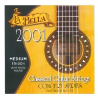 LA BELLA 2001 Medium - струны - нейлон/обмотка серебро/сум. натяж. 35,6 кг