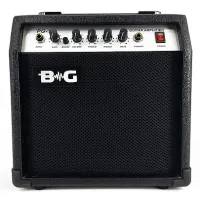 BG PG15 Усилитель гитарный комбо, 15 Вт, 6,5", Input, Gain, Boost switch, Volume, Treble, Middle, Bass, Headphone