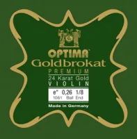 Струна E для скрипки Optima Goldbrokat 24K Premium G1061 26B 1/8