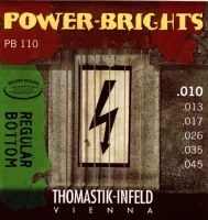 THOMASTIK Power Brights PB110 струны для электрогитары 10-45