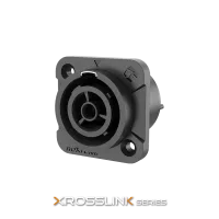 ROXTONE RAC3FPWP Разъем панельный типа powercon, пыле и влаго защищенный(IP65), 3-х контактный, "female", черный.