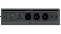 Kramer T-IN6-REC2(A)- Корпус встраиваемой розеточной станции с 6 слотами для модулей с крышкой, серый