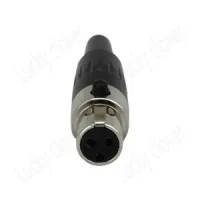 AKG mini XLR (L-connector) кабельный разъем female 3 контактный
