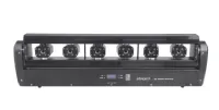 STAGE4  RAY SWORD 3000 RGB (демонстрационный образец) - линейный проектор с шестью полноцветными лазерными модулями на подвижной лире. Мощность излучателей и длина волны: Красный: 6 х 200мВт (638нм), Зеленый: 6 х 100мВт (520нм), Синий: 6 х 200мВт (450нм).