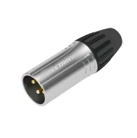 Seetronic SCMM3-G- Кабельный разъем XLR 3-pin (вилка), на кабель диаметром 3,5–8,0 мм, под пайку