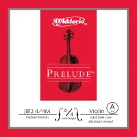 J812-4/4M PRELUDE Струна A/ЛЯ для скрипки D`Addario