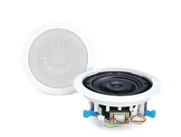 CVGAUDIO CR5TE - Экономичная встраиваемая потолочная двухполосная акустическая система 1,5/3/6W, 100V, круглая, белая
