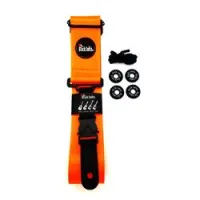 Blacksmith nscbs-002  ремень для гитар, нейлон, красный, силиконовые стреплоки, кожаные концы