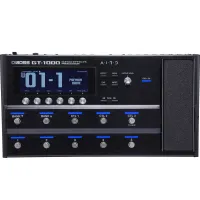 Boss gt-1000  гитарный процессор эффектов, 32-битные ац/ ца, usb-аудио/ midi для записи аудио, blue