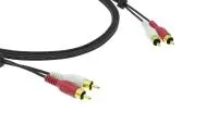 Кабель kramer c-2ram/2ram-1, 2 rca на 2 rca (вилка - вилка), 0,3м.