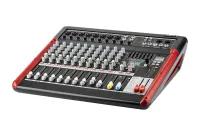 Микшер Intrend [ITMIX-12FX] аналоговый, 8 моно + 2 стерео канала, с фантомным питанием, Bluetooth, USB, возможность записи, встроенный процессор эффектов.