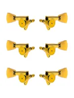 SG301-HAPM-04-GG-L3+R3 Колки для гитары 3+3, локовые, золото, Gotoh