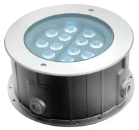 SILVER STAR AP786SWT TERRA i12 WW Встраиваемый в пол всепогодный архитектурный LED-светильник, Источник света: 12*2 Вт Warm White LED, световой поток 1309 Lm, угол раскрытия луча 20°, AC 100-240V,50/60 Hz, IP67, R320*146 mm, 8kg