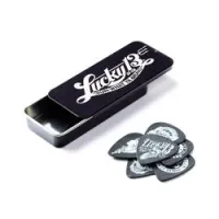 Dunlop l13ct073 lucky 13 pick tin sale  сувенирный набор медиаторов в пенале, толщина 0.73 мм, 6 шт.