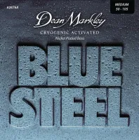 DM2676A Blue Steel NPS Комплект струн для бас-гитары, никелированные, 50-105, Dean Markley
