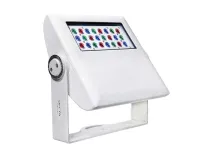 ARCTIK AM725XLT LINX i18 (R+G+B+L) Архитектурный светодиодный заливной прожектор со сменой цвета. Световой поток 1656 люмен, сила света 78850 кд при 6 градусах. Источник света: 18*3 Вт (5R+4G+4B+5Lime) LED, DMX, RDM, технология CCS 3.0, ССТ: 1800-10000 К,