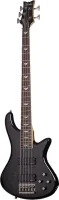SCHECTER STILETTO EXTREME-5 STBLK - 5ти струнная бас-гитара, 24 лада, корпус: красное дерево с топом из волнистого клёна, гриф: клён на болтах, накладка палисандр, звукосниматели HH Schecter Diamond Bass, регулировки: мастер громкость, бленд, 2х полосный 