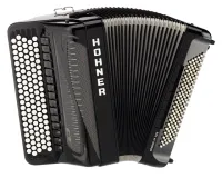 A3689 GENIUS IV 120 BK B-S Аккордеон кнопочный (баян) Hohner