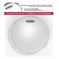 ESP-B14G1X2 G1 Coated Пластик для малого, том и тимбалес барабана 14", 2шт, Evans