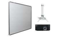 Комплект exell: интерактивная доска exell ewb9140 с короткофокусным проектором exd202st и креплением dsm-14k