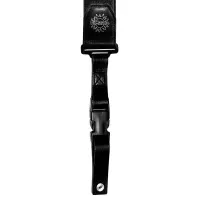 DIMARZIO LUXURY LEATHER CLIPLOCK STRAP 2 INCH BLACK DD2425BK кожаный ремень для электрогитары, цвет чёрный