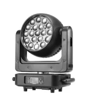 Estrada pro led mh zoom 1930 светодиодная вращающаяся голова заливного света 19 шт. х 30w rgbw с групповым контролем, линейной регулировкой цвета ,функцией zoom и стс /cto
