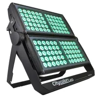 STUDIO DUE CITYCOLOR LED RGBW/FC Edison Hi Power модификация. Источник света: 120 RGBW (12Вт) светодиодов  Edison суммарной мощностью 580Вт. Степень защиты IP64. DMX.Опционально встраиваемый беспроводной модуль управления. Цвет корпуса черный (серый, белы